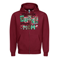 Burgundy my favorite nurse calls me mom Zipper Hoodie - RanaPortraitStore