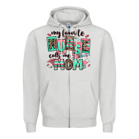 Dove Grey my favorite nurse calls me mom Zipper Hoodie - RanaPortraitStore