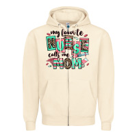 Sandshell my favorite nurse calls me mom Zipper Hoodie - RanaPortraitStore