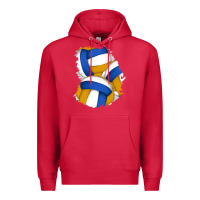 Cardinal volleyball patch Premium Hoodie - AdoDesignShop