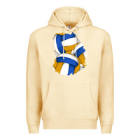 Pina Colada volleyball patch Premium Hoodie - AdoDesignShop