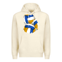 Sandshell volleyball patch Premium Hoodie - AdoDesignShop
