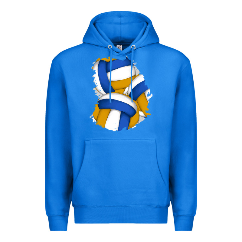 Volleyball Patch Premium Hoodie by AdoDesignShop | Teevron