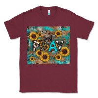 Burgundy just pray Classic Tee - RanaPortraitStore