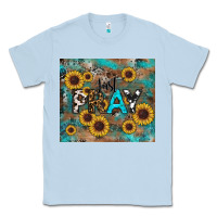 Dusty Blue just pray Classic Tee - RanaPortraitStore
