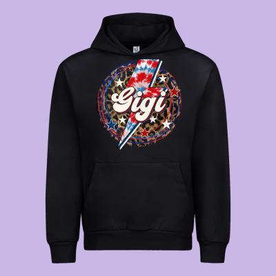 Western Gigi Patriotic Urban Hoodie Designed By Lillyallendesigns