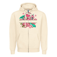 Sandshell nurse flowers custom name design Zipper Hoodie - RanaPortraitStore