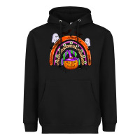 Black halloween rainbow Heavyweight Hoodie - Zillion Design Studio