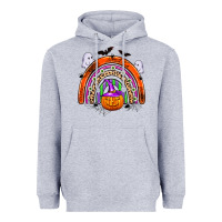 Heather Grey halloween rainbow Heavyweight Hoodie - Zillion Design Studio