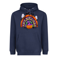 Navy halloween rainbow Heavyweight Hoodie - Zillion Design Studio