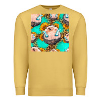 Antique Gold hedgehog western seamless pattern Premium Sweatshirt - HRA Design Shop