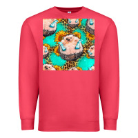 Cardinal hedgehog western seamless pattern Premium Sweatshirt - HRA Design Shop
