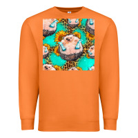 Carrot hedgehog western seamless pattern Premium Sweatshirt - HRA Design Shop