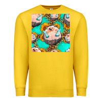 Lemon hedgehog western seamless pattern Premium Sweatshirt - HRA Design Shop