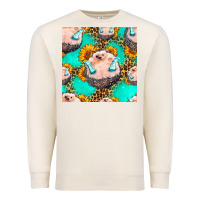 Sandshell hedgehog western seamless pattern Premium Sweatshirt - HRA Design Shop