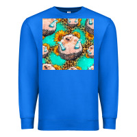 True Royal hedgehog western seamless pattern Premium Sweatshirt - HRA Design Shop
