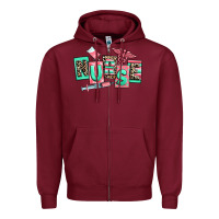 Burgundy nurse Zipper Hoodie - RanaPortraitStore