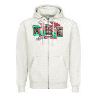 Oatmeal Heather nurse Zipper Hoodie - RanaPortraitStore