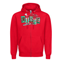 Red nurse Zipper Hoodie - RanaPortraitStore