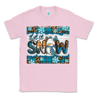 Bubblegum Pink let it snow Classic Tee - RanaPortraitStore