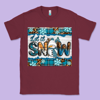 Let It Snow Classic Tee Designed By Ranaportraitstore