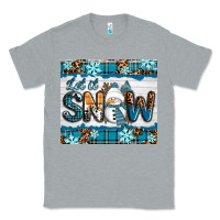 Heather Grey let it snow Classic Tee - RanaPortraitStore