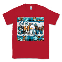 Red let it snow Classic Tee - RanaPortraitStore