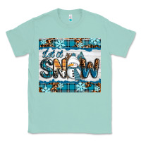 Seafoam let it snow Classic Tee - RanaPortraitStore