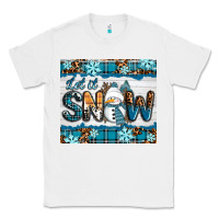 White let it snow Classic Tee - RanaPortraitStore