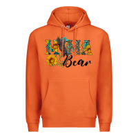 Carrot blue mama bear with cute bear Premium Hoodie - Artiststas