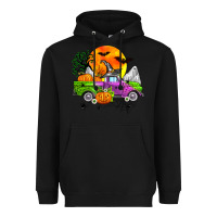 Black halloween farm truck Heavyweight Hoodie - Zillion Design Studio