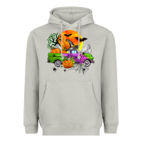 Moon Dust halloween farm truck Heavyweight Hoodie - Zillion Design Studio