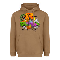 Toasted Coconut halloween farm truck Heavyweight Hoodie - Zillion Design Studio