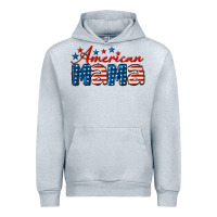 Heather Grey American Mama Urban Hoodie - LillyAllenDesigns