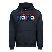 Navy American Mama Urban Hoodie - LillyAllenDesigns
