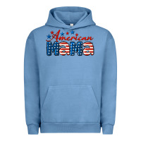 Pigment Pebble Blue American Mama Urban Hoodie - LillyAllenDesigns