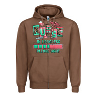 Chestnut nurse in progress please wait Zipper Hoodie - RanaPortraitStore