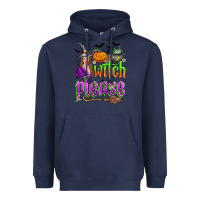 Navy witch please Heavyweight Hoodie - Zillion Design Studio