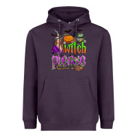 Plum witch please Heavyweight Hoodie - Zillion Design Studio