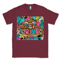 Burgundy pet groomer Classic Tee - RanaPortraitStore