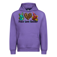Tulip peace love rooster Urban Hoodie - BarkalooDesign