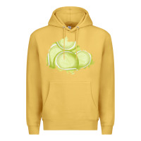 Antique Gold tennis patch Premium Hoodie - AdoDesignShop