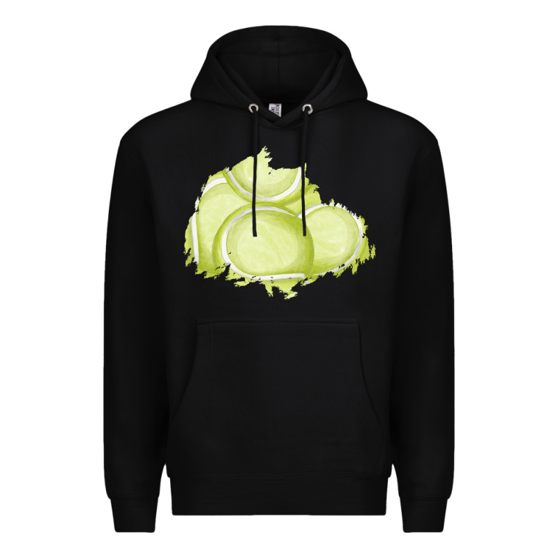 Tennis Patch Premium Hoodie by AdoDesignShop | Teevron
