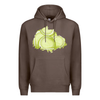 Coffee tennis patch Premium Hoodie - AdoDesignShop