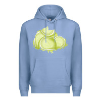 Colony Blue tennis patch Premium Hoodie - AdoDesignShop