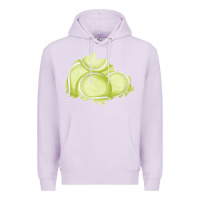 Lilac tennis patch Premium Hoodie - AdoDesignShop