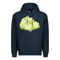 Navy tennis patch Premium Hoodie - AdoDesignShop