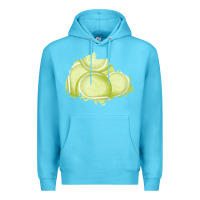 Ocean Blue tennis patch Premium Hoodie - AdoDesignShop