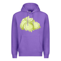 Purple tennis patch Premium Hoodie - AdoDesignShop