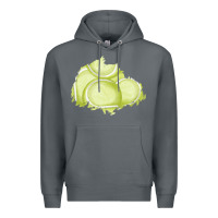 Rock tennis patch Premium Hoodie - AdoDesignShop